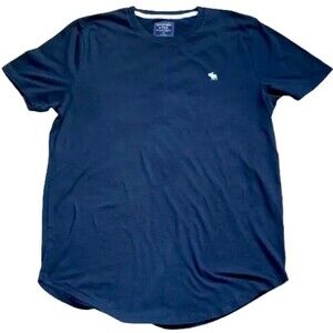 Abercrombie & Fitch T-Shirt Men's Size M A&F  Blue Logo Tee